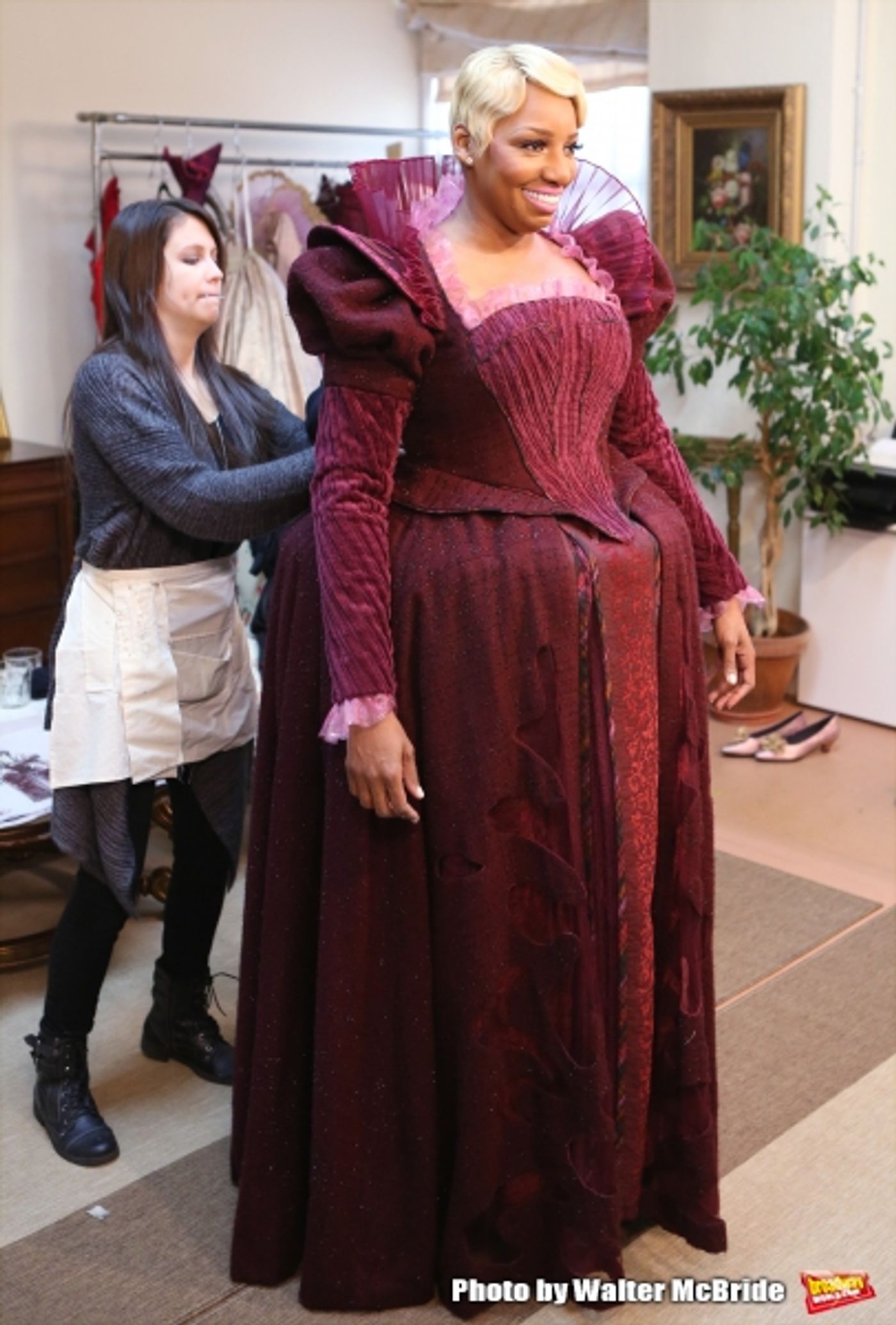 Exclusive Photo Coverage: NeNe Leakes Makes a Regal 'Madame' at CINDERELLA Costume Fitting!  Image