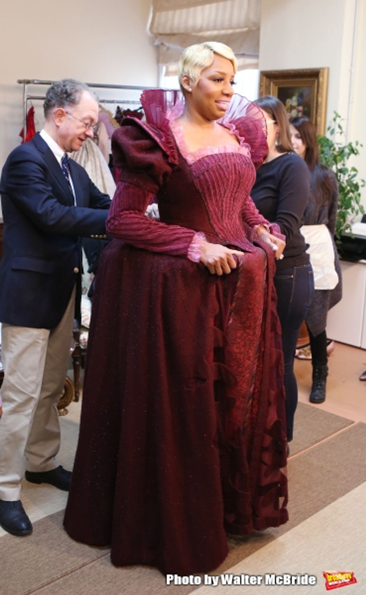 Exclusive Photo Coverage: NeNe Leakes Makes a Regal 'Madame' at CINDERELLA Costume Fitting!  Image
