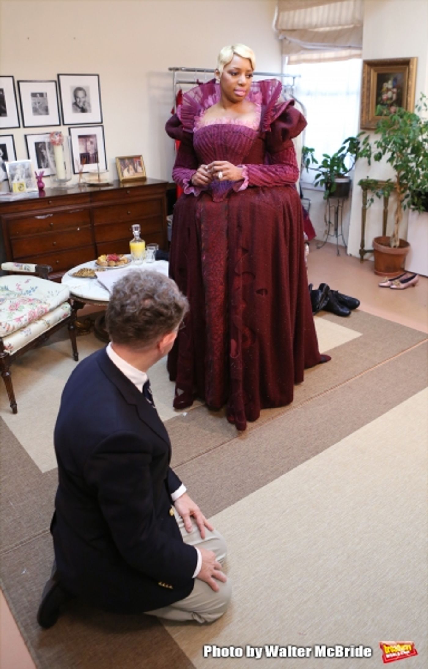 Exclusive Photo Coverage: NeNe Leakes Makes a Regal 'Madame' at CINDERELLA Costume Fitting!  Image