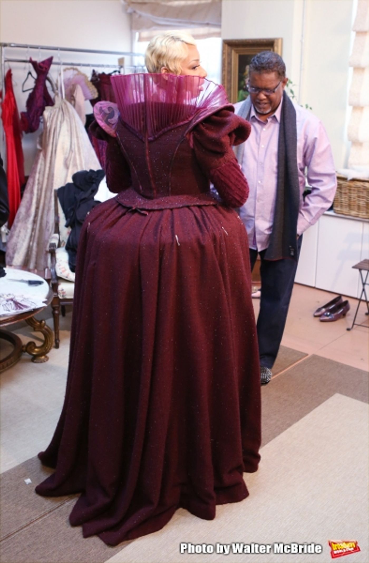 Exclusive Photo Coverage: NeNe Leakes Makes a Regal 'Madame' at CINDERELLA Costume Fitting!  Image