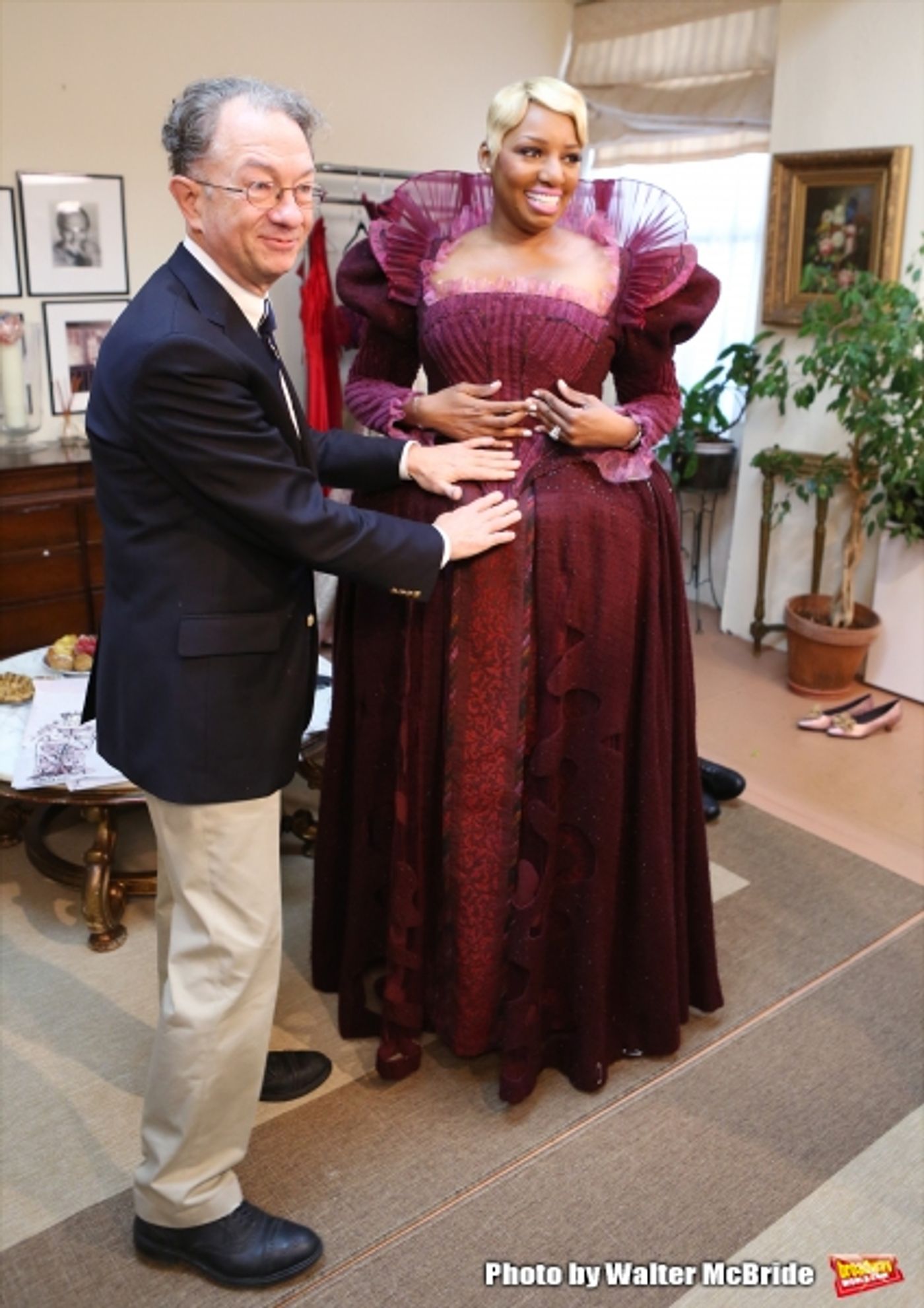 Exclusive Photo Coverage: NeNe Leakes Makes a Regal 'Madame' at CINDERELLA Costume Fitting!  Image