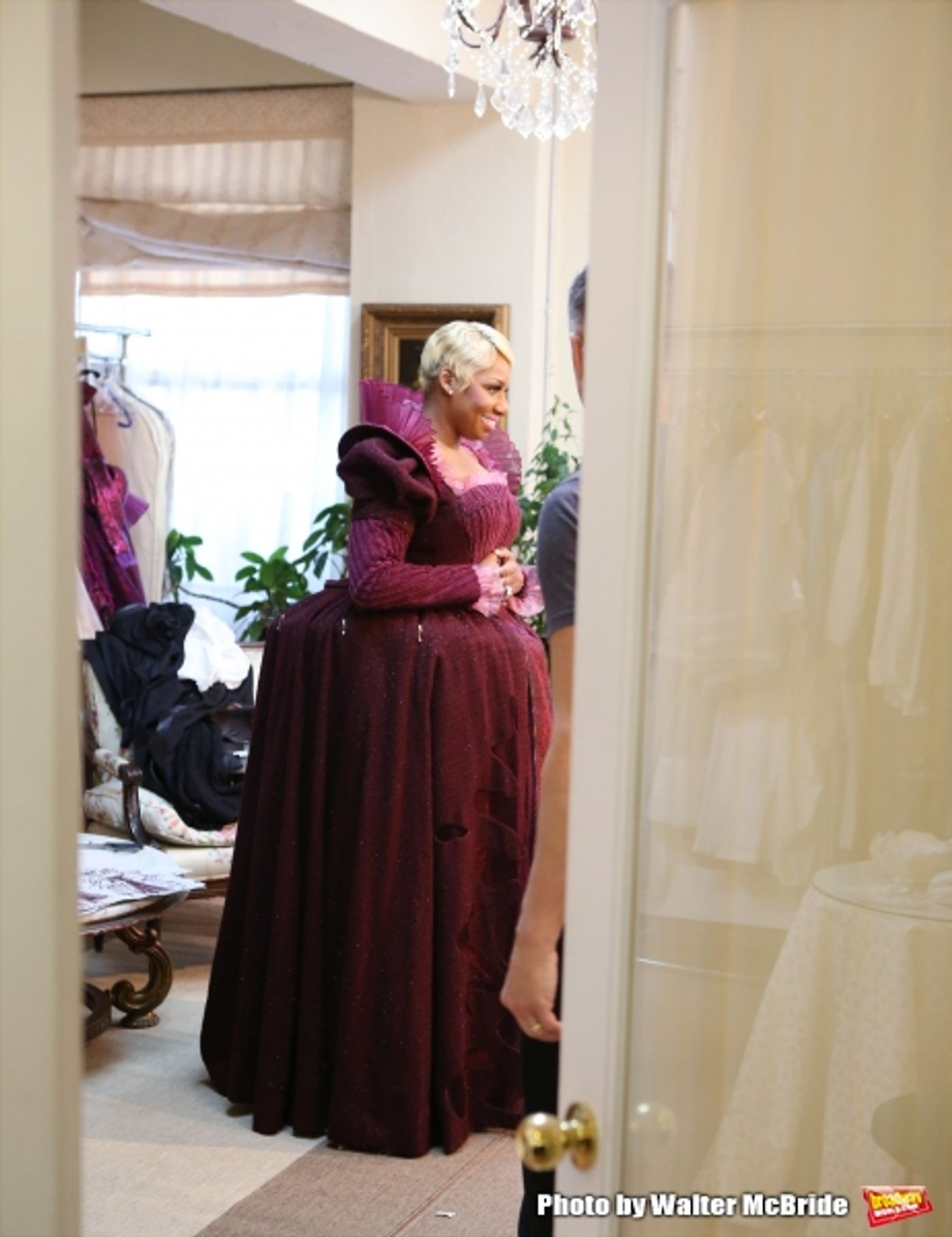 Exclusive Photo Coverage: NeNe Leakes Makes a Regal 'Madame' at CINDERELLA Costume Fitting!  Image