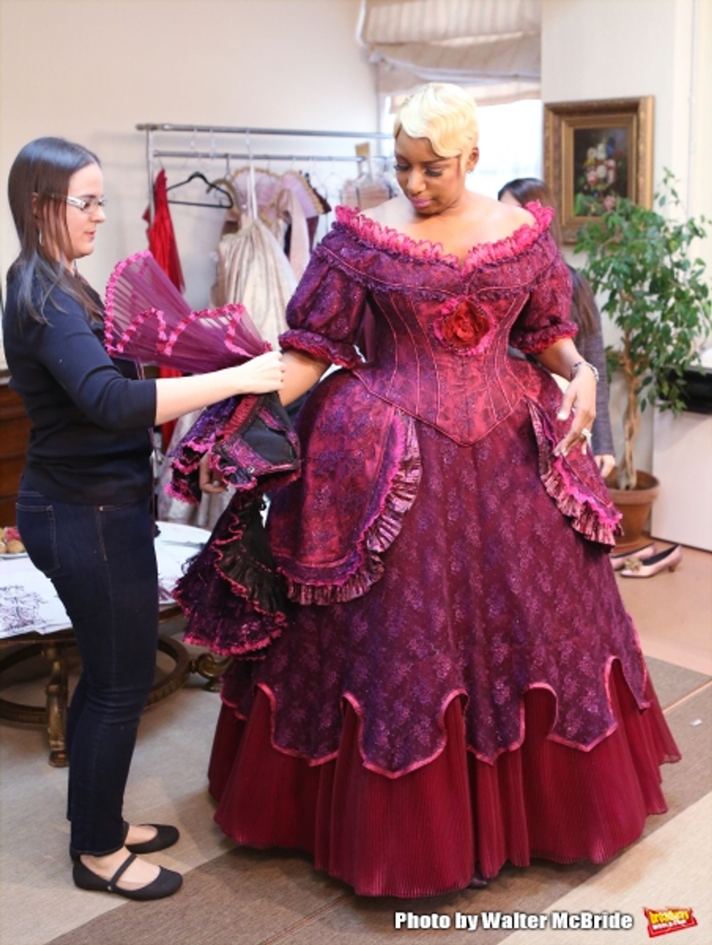 Exclusive Photo Coverage: NeNe Leakes Makes a Regal 'Madame' at CINDERELLA Costume Fitting!  Image