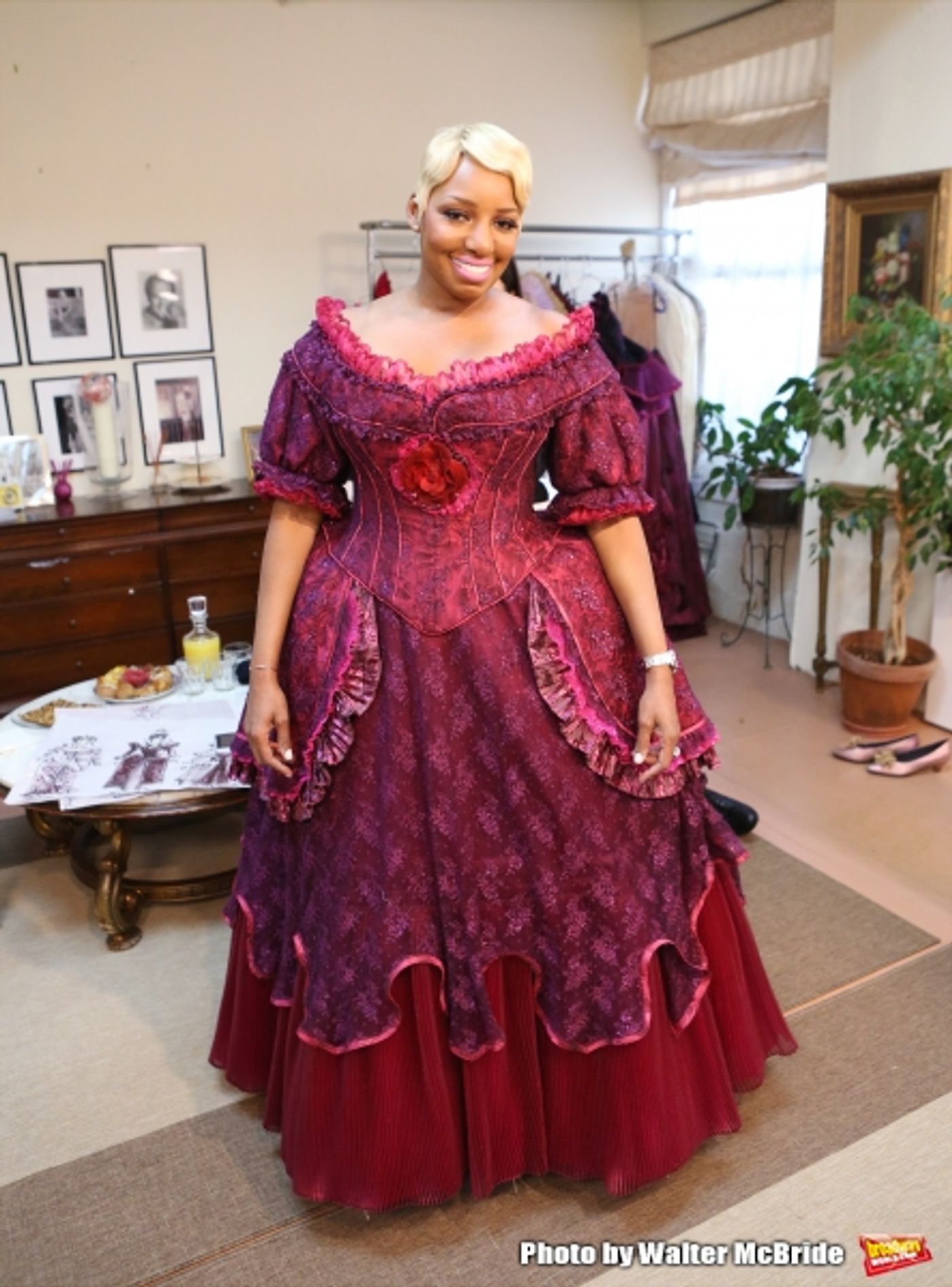 Exclusive Photo Coverage: NeNe Leakes Makes a Regal 'Madame' at CINDERELLA Costume Fitting!  Image