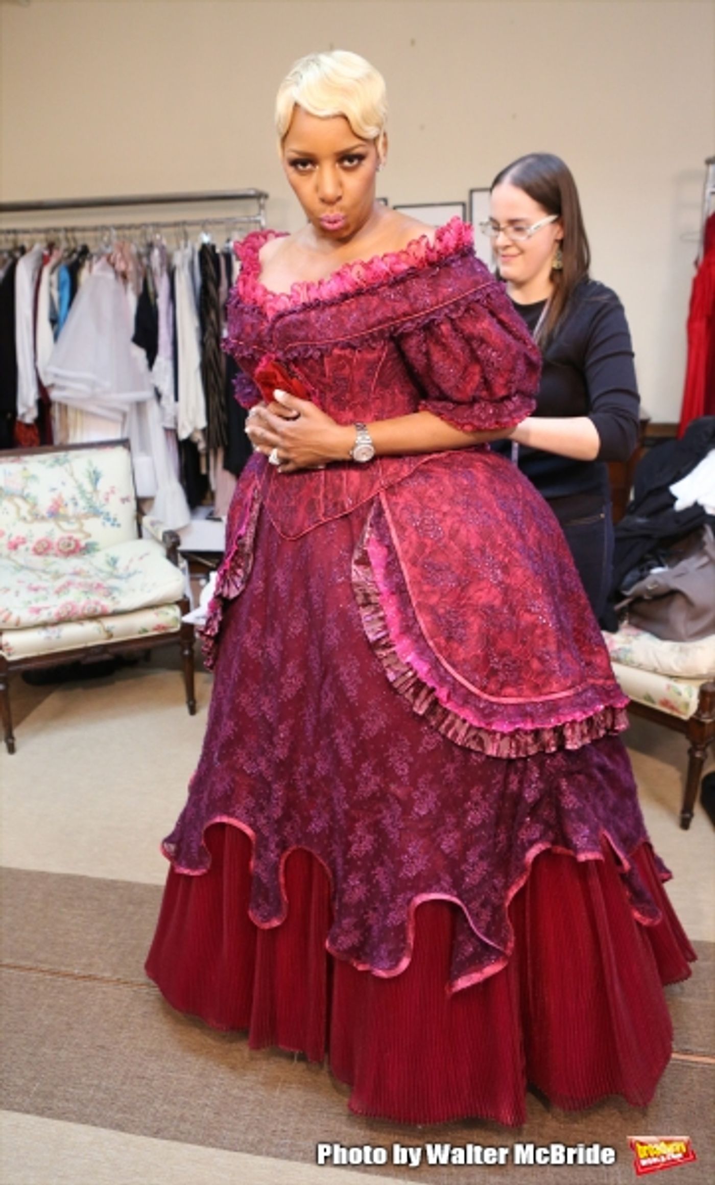 Exclusive Photo Coverage: NeNe Leakes Makes a Regal 'Madame' at CINDERELLA Costume Fitting!  Image