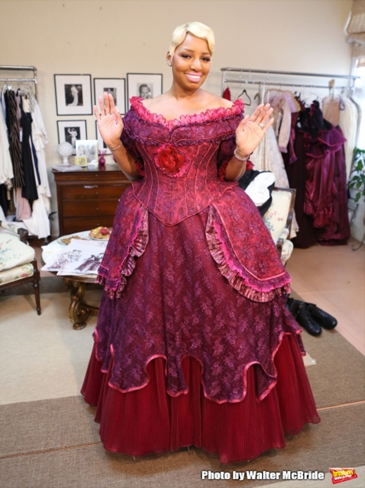 Exclusive Photo Coverage: NeNe Leakes Makes a Regal 'Madame' at CINDERELLA Costume Fitting!  Image