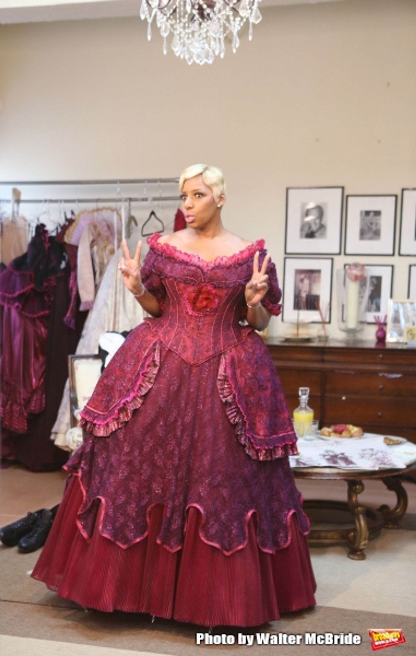 Exclusive Photo Coverage: NeNe Leakes Makes a Regal 'Madame' at CINDERELLA Costume Fitting!  Image
