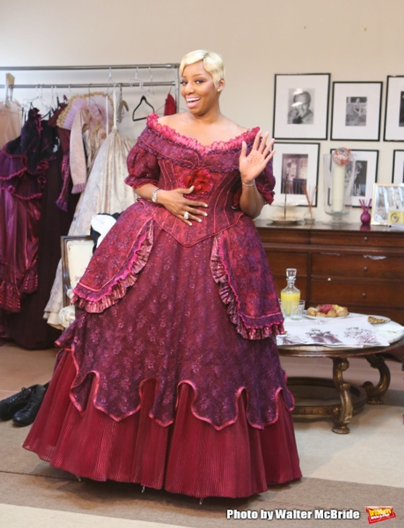 Exclusive Photo Coverage: NeNe Leakes Makes a Regal 'Madame' at CINDERELLA Costume Fitting!  Image