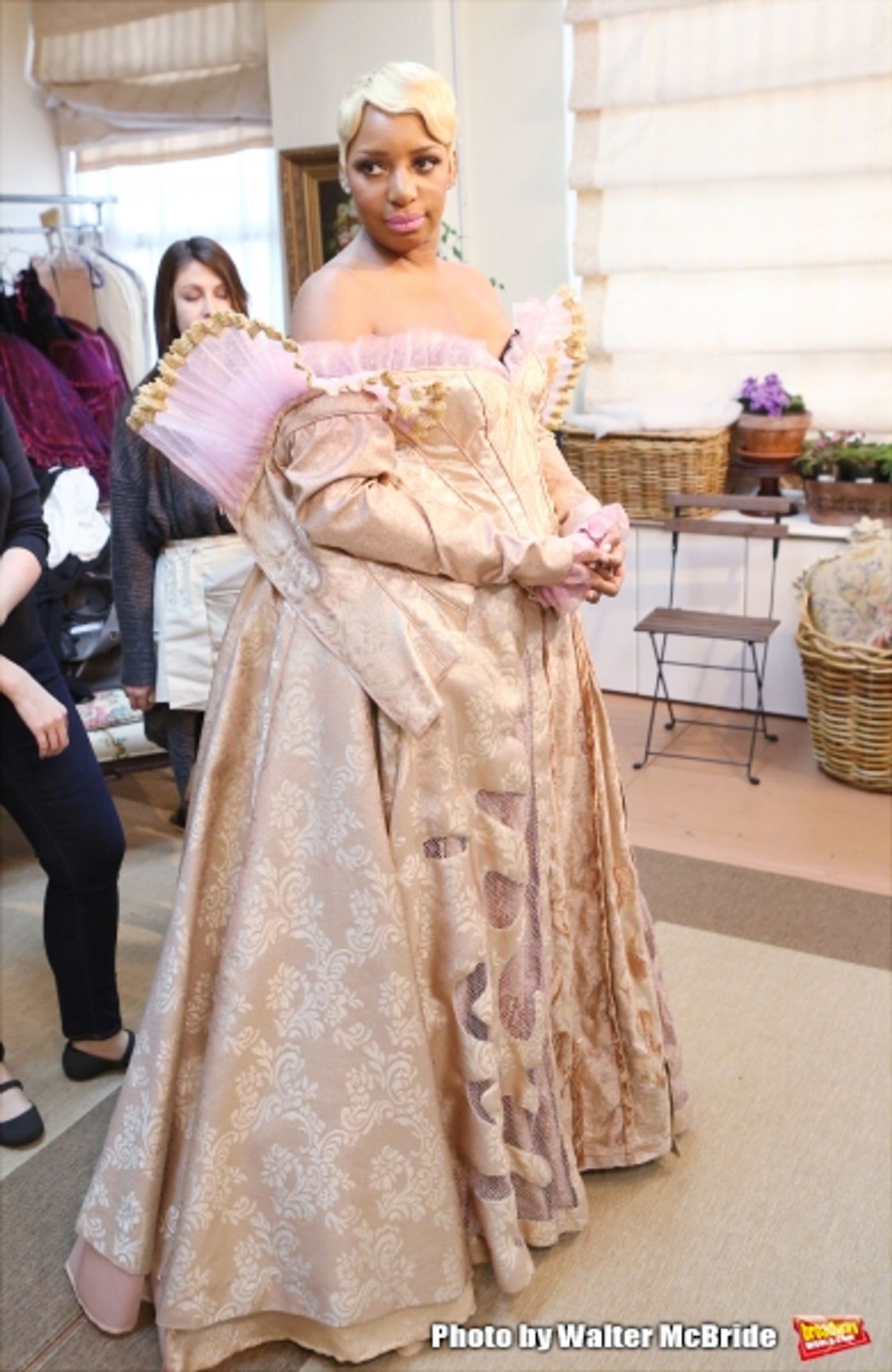 Exclusive Photo Coverage: NeNe Leakes Makes a Regal 'Madame' at CINDERELLA Costume Fitting!  Image
