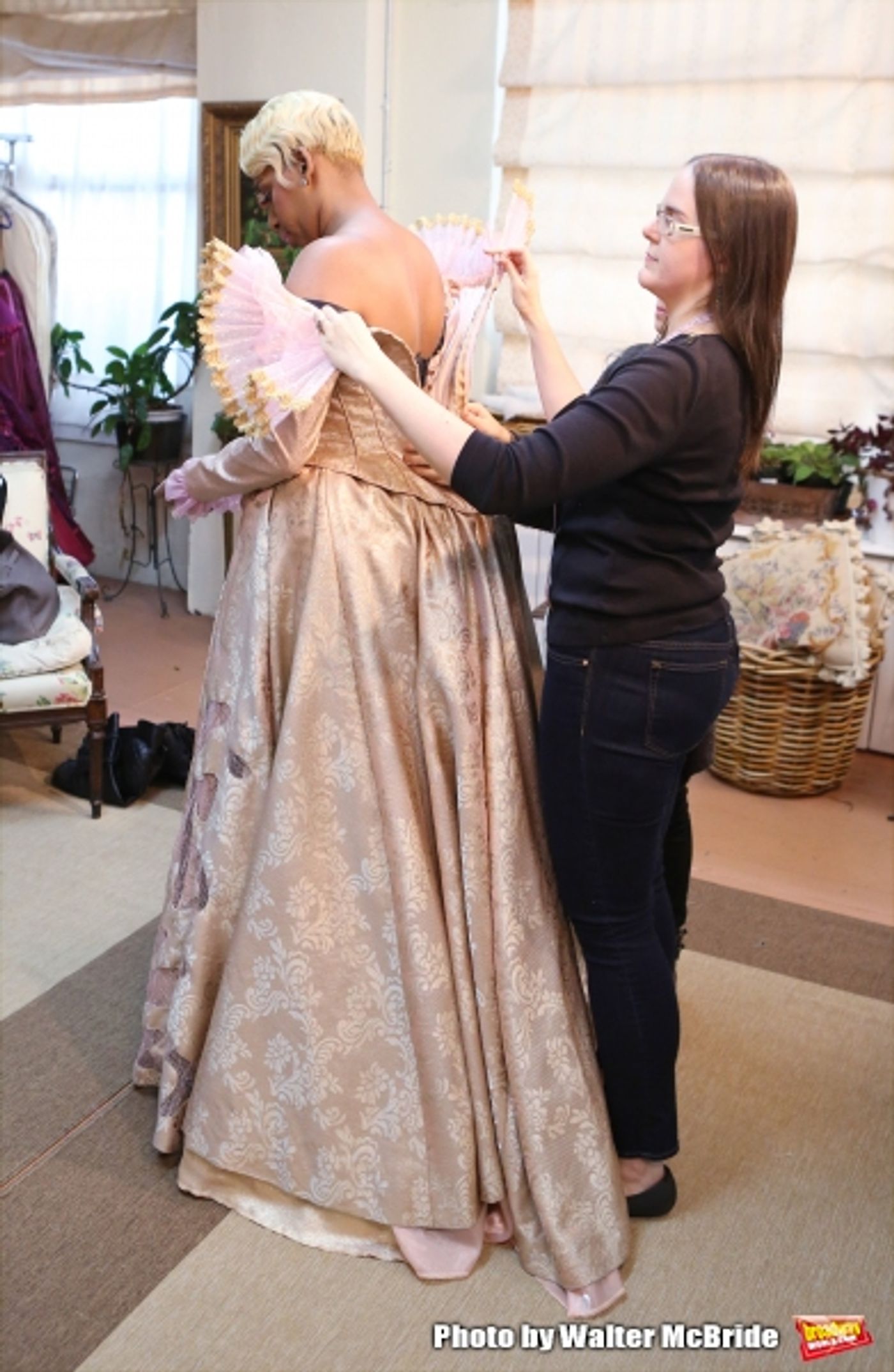 Exclusive Photo Coverage: NeNe Leakes Makes a Regal 'Madame' at CINDERELLA Costume Fitting!  Image