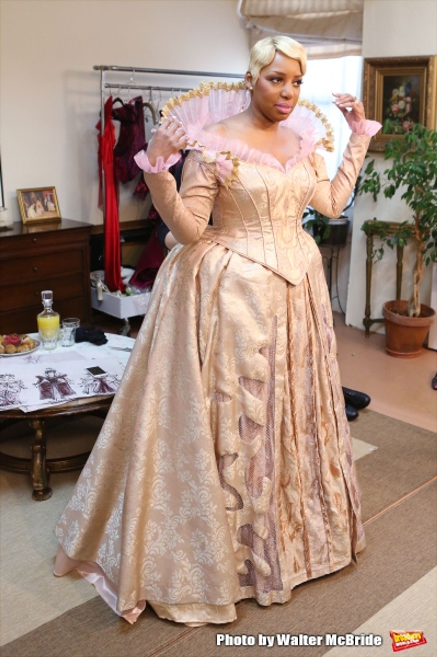 Exclusive Photo Coverage: NeNe Leakes Makes a Regal 'Madame' at CINDERELLA Costume Fitting!  Image