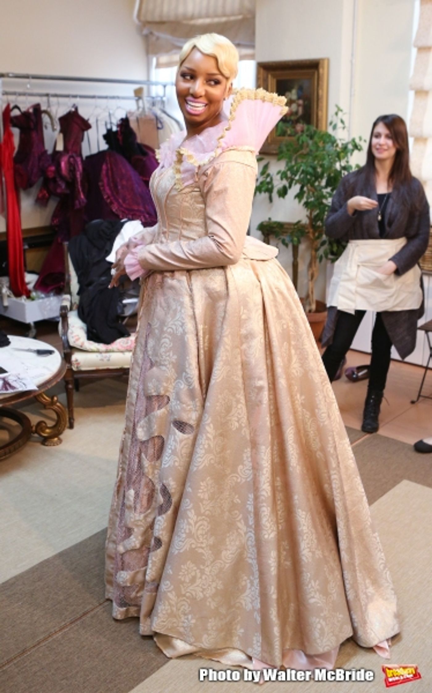 Exclusive Photo Coverage: NeNe Leakes Makes a Regal 'Madame' at CINDERELLA Costume Fitting!  Image