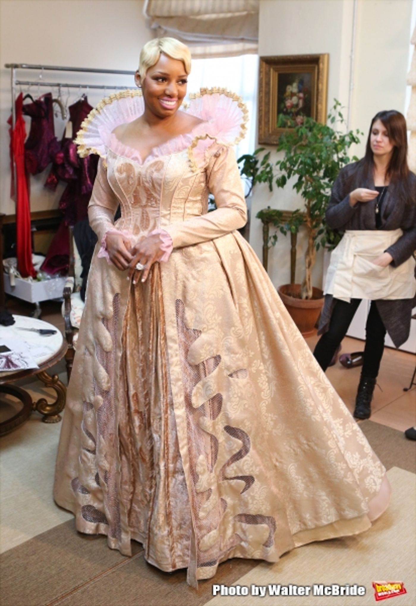 Exclusive Photo Coverage: NeNe Leakes Makes a Regal 'Madame' at CINDERELLA Costume Fitting!  Image