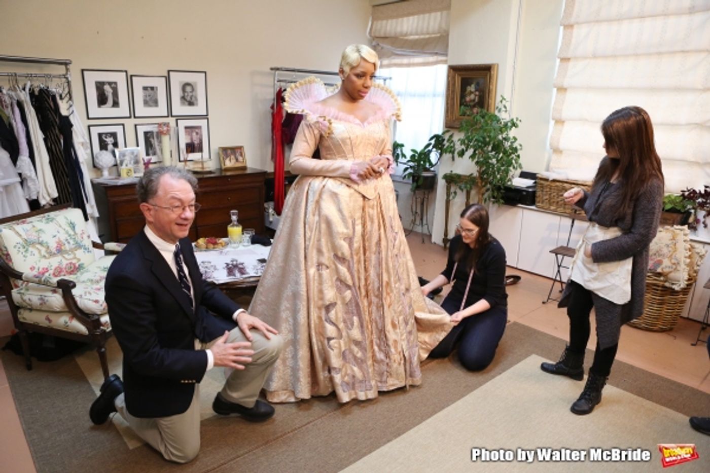 Exclusive Photo Coverage: NeNe Leakes Makes a Regal 'Madame' at CINDERELLA Costume Fitting!  Image