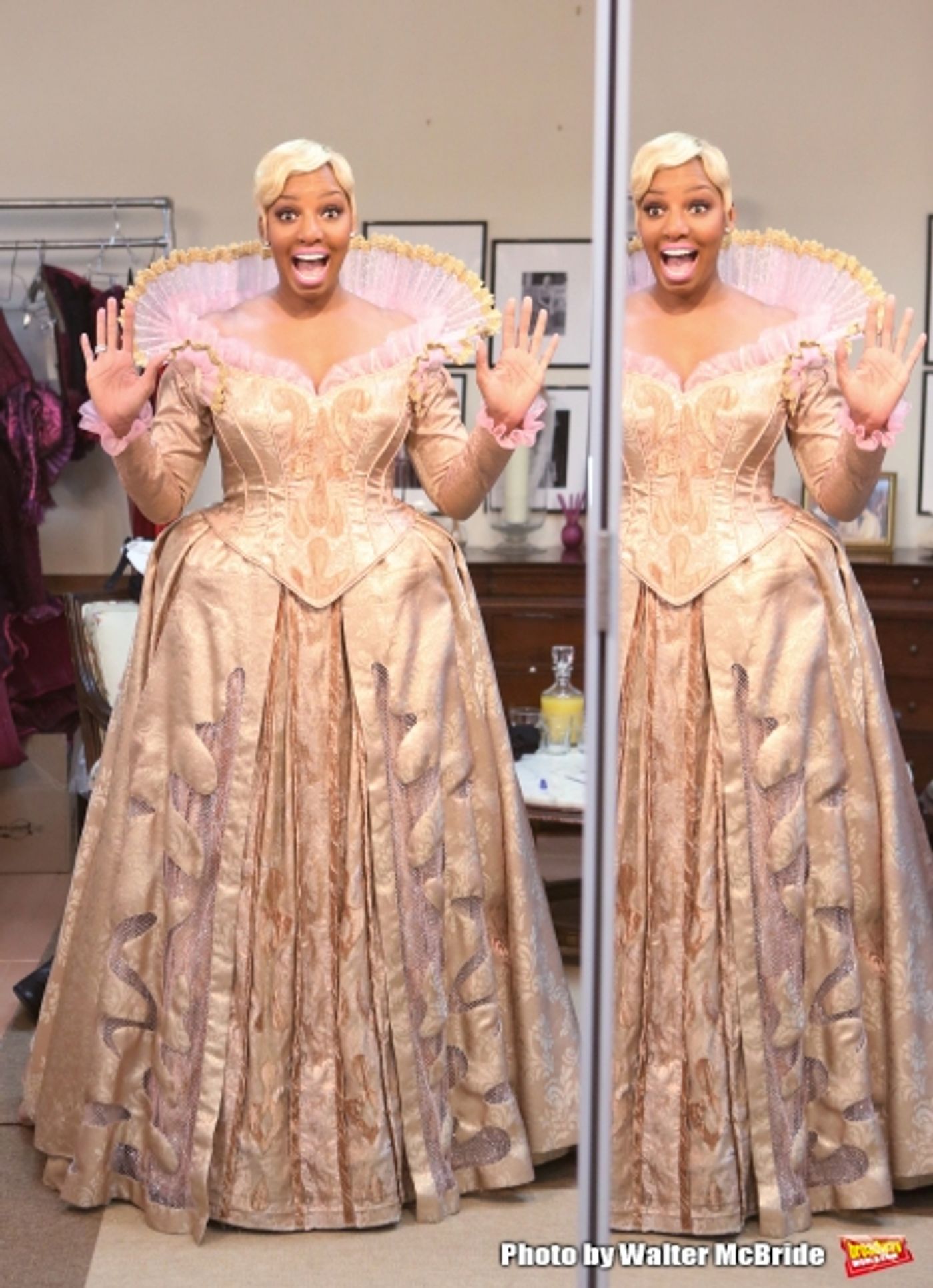 Exclusive Photo Coverage: NeNe Leakes Makes a Regal 'Madame' at CINDERELLA Costume Fitting!  Image