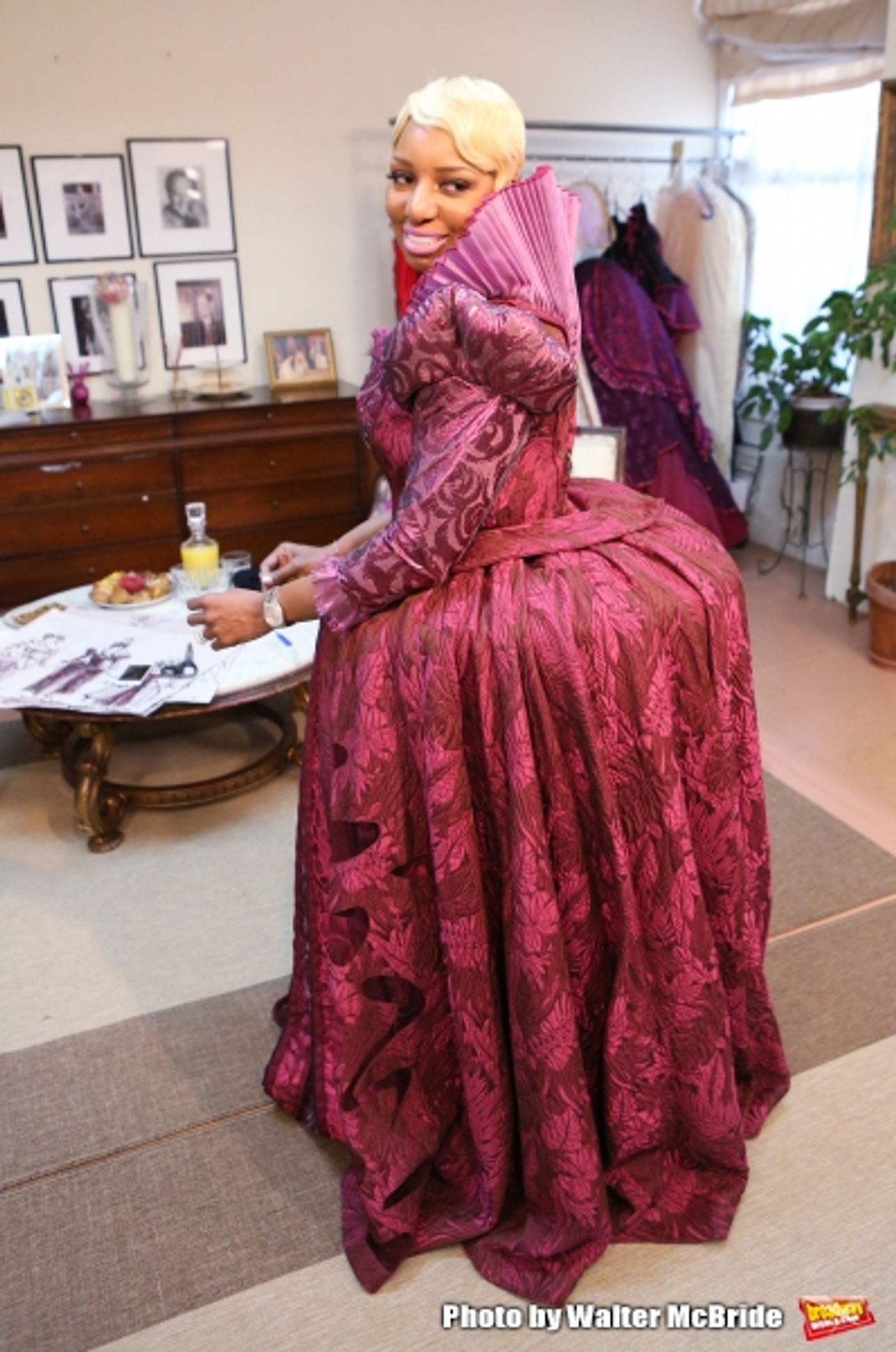 Exclusive Photo Coverage: NeNe Leakes Makes a Regal 'Madame' at CINDERELLA Costume Fitting!  Image