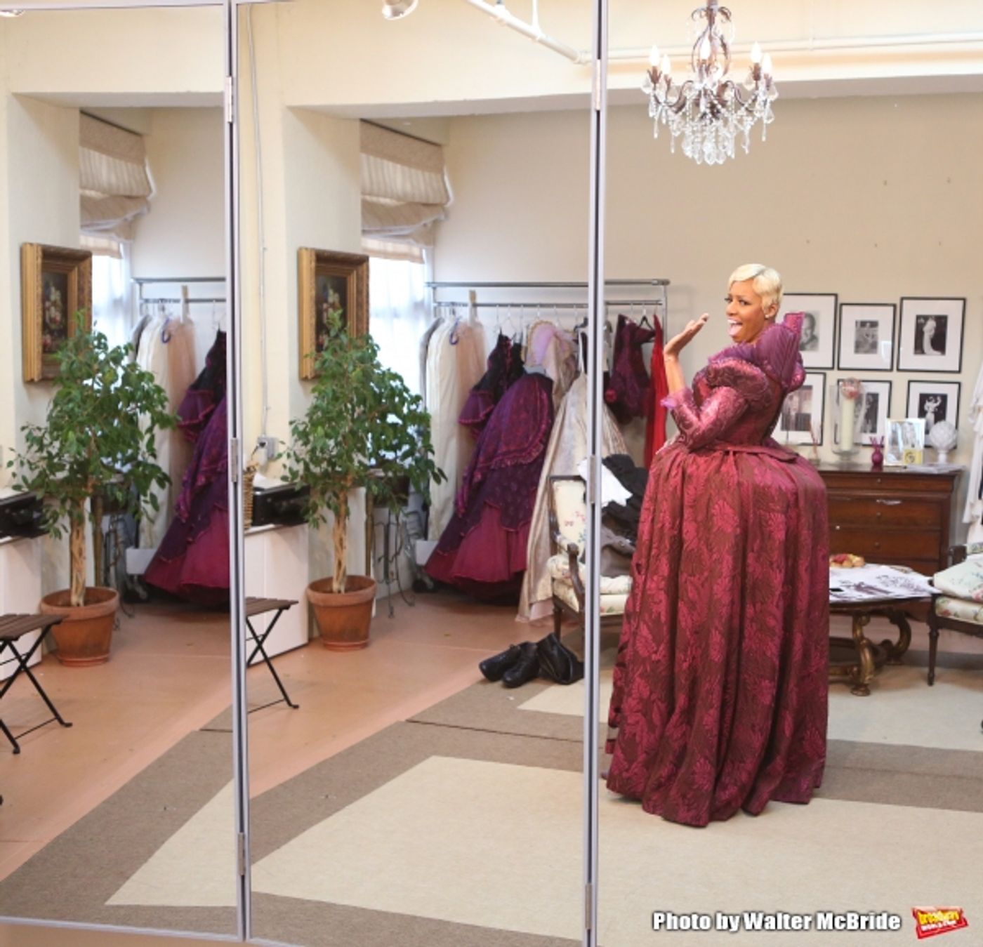 Exclusive Photo Coverage: NeNe Leakes Makes a Regal 'Madame' at CINDERELLA Costume Fitting!  Image