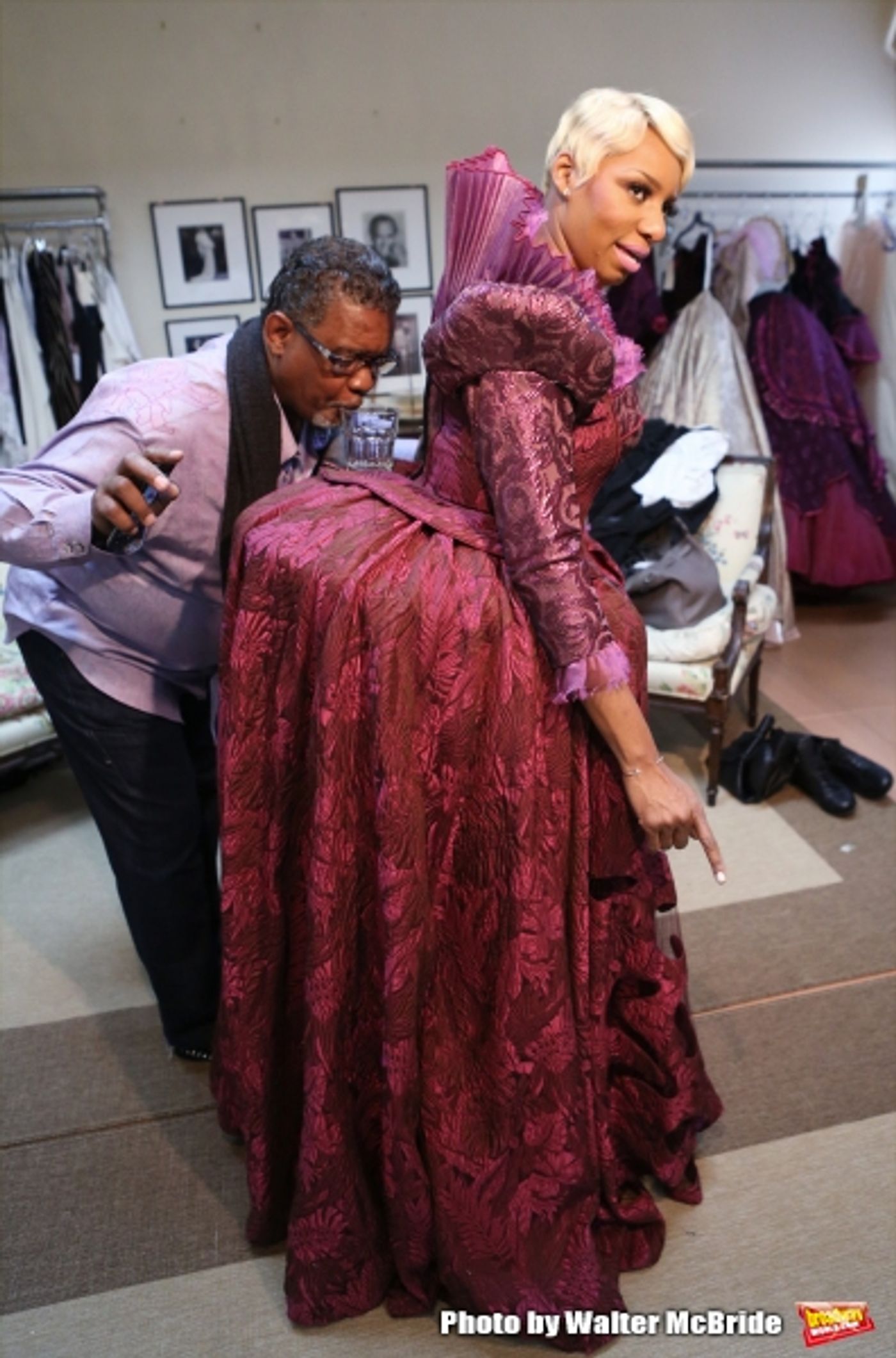 Exclusive Photo Coverage: NeNe Leakes Makes a Regal 'Madame' at CINDERELLA Costume Fitting!  Image