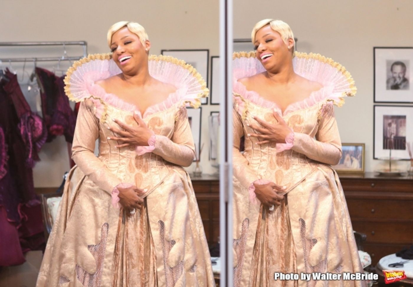 Exclusive Photo Coverage: NeNe Leakes Makes a Regal 'Madame' at CINDERELLA Costume Fitting!  Image