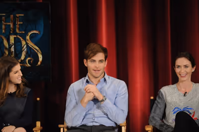 Anna Kendrick, Chris Pine, Emily Blunt Photo