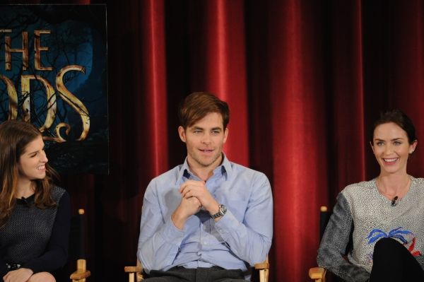 Anna Kendrick, Chris Pine, Emily Blunt Photo