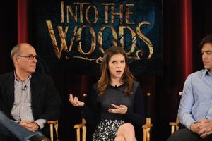 Screenwriter James Lapine, Anna Kendrick and Chris Pine Photo
