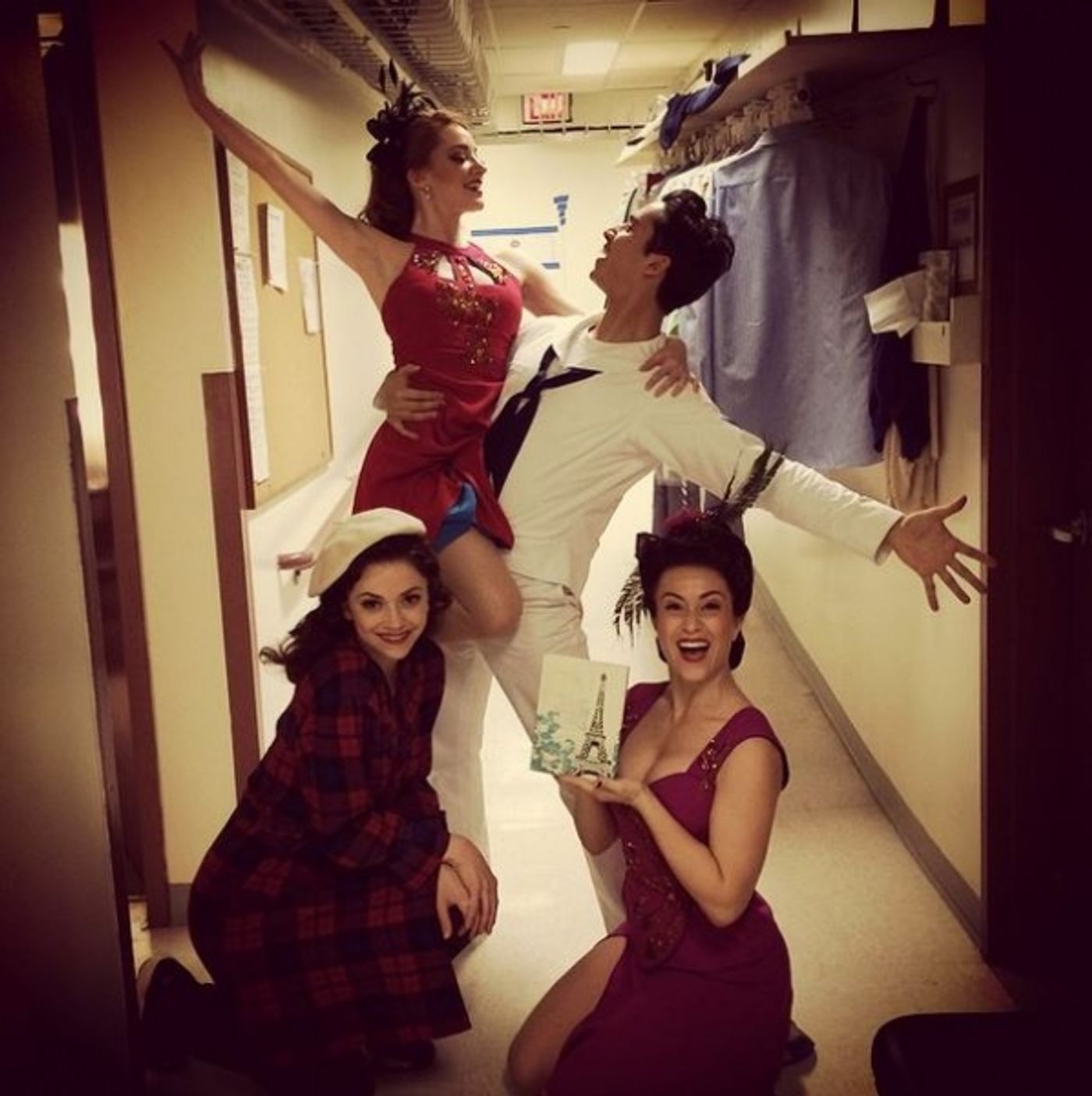Photo Flash: Saturday Intermission Pics Nov. 22 - Part 2 - HONEYMOON IN VEGAS Shoots First #SIP, and More!  Image