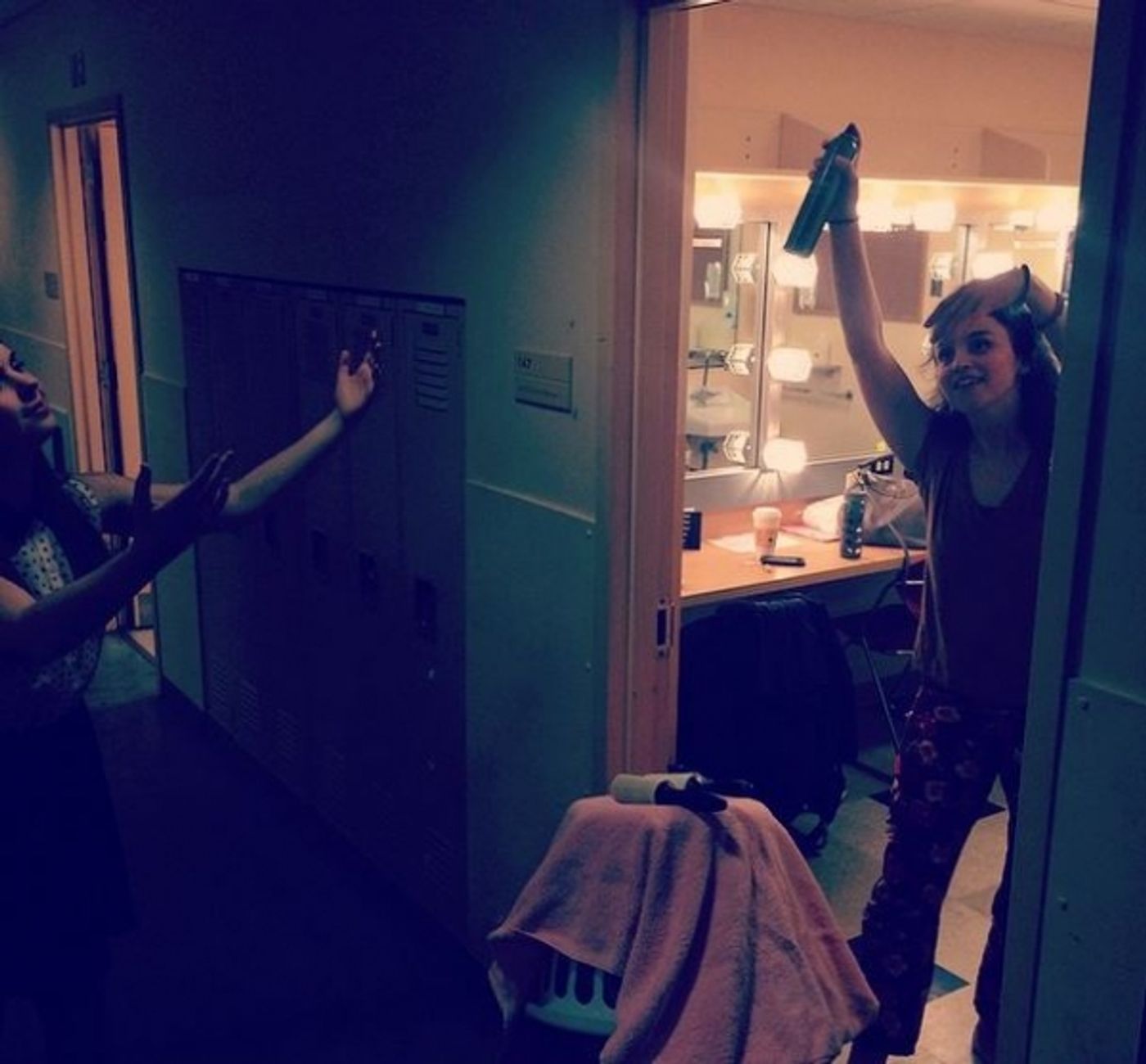 Photo Flash: Saturday Intermission Pics Nov. 22 - Part 2 - HONEYMOON IN VEGAS Shoots First #SIP, and More!  Image