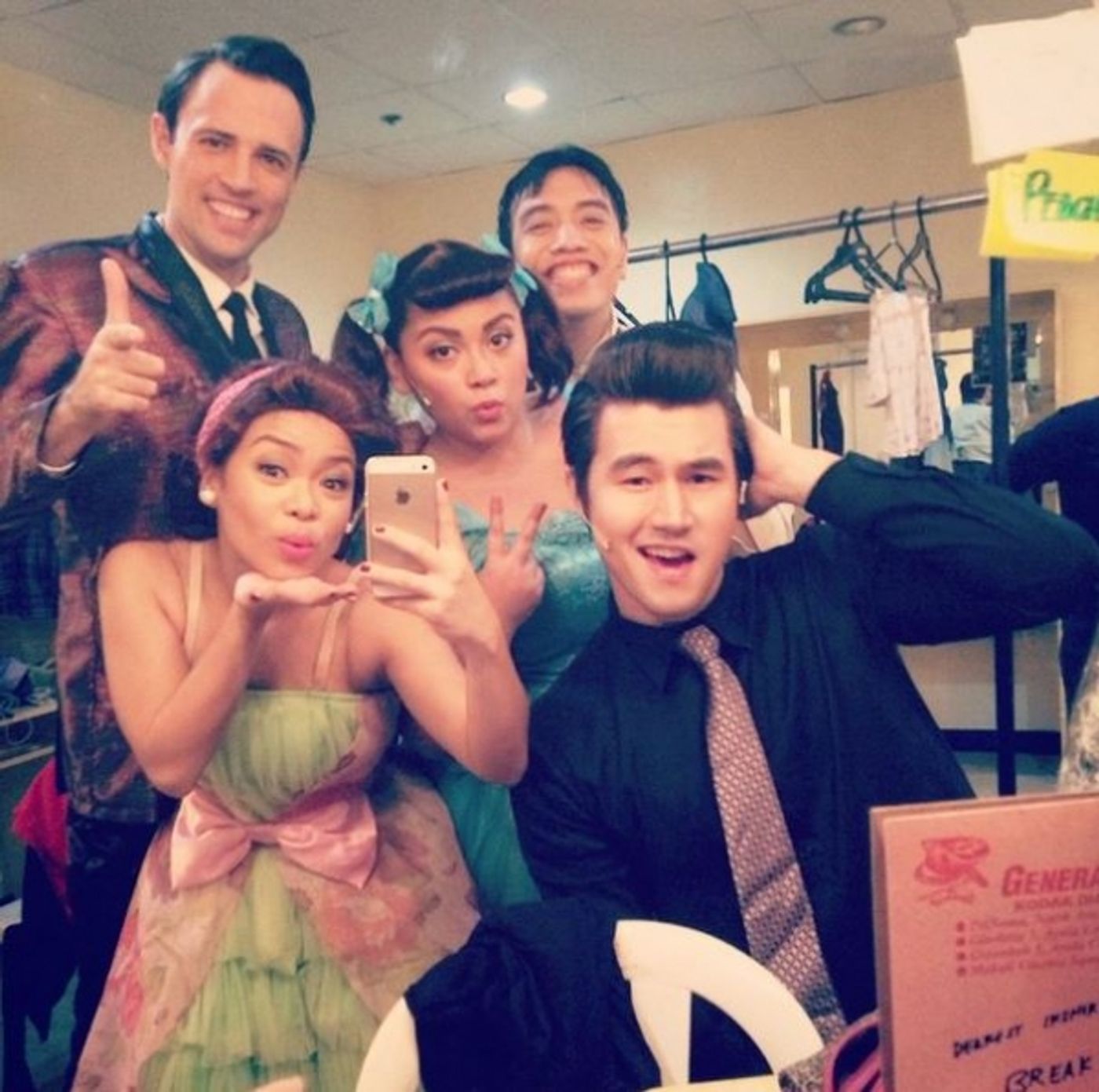 Photo Flash: Saturday Intermission Pics Nov. 22 - Part 2 - HONEYMOON IN VEGAS Shoots First #SIP, and More!  Image