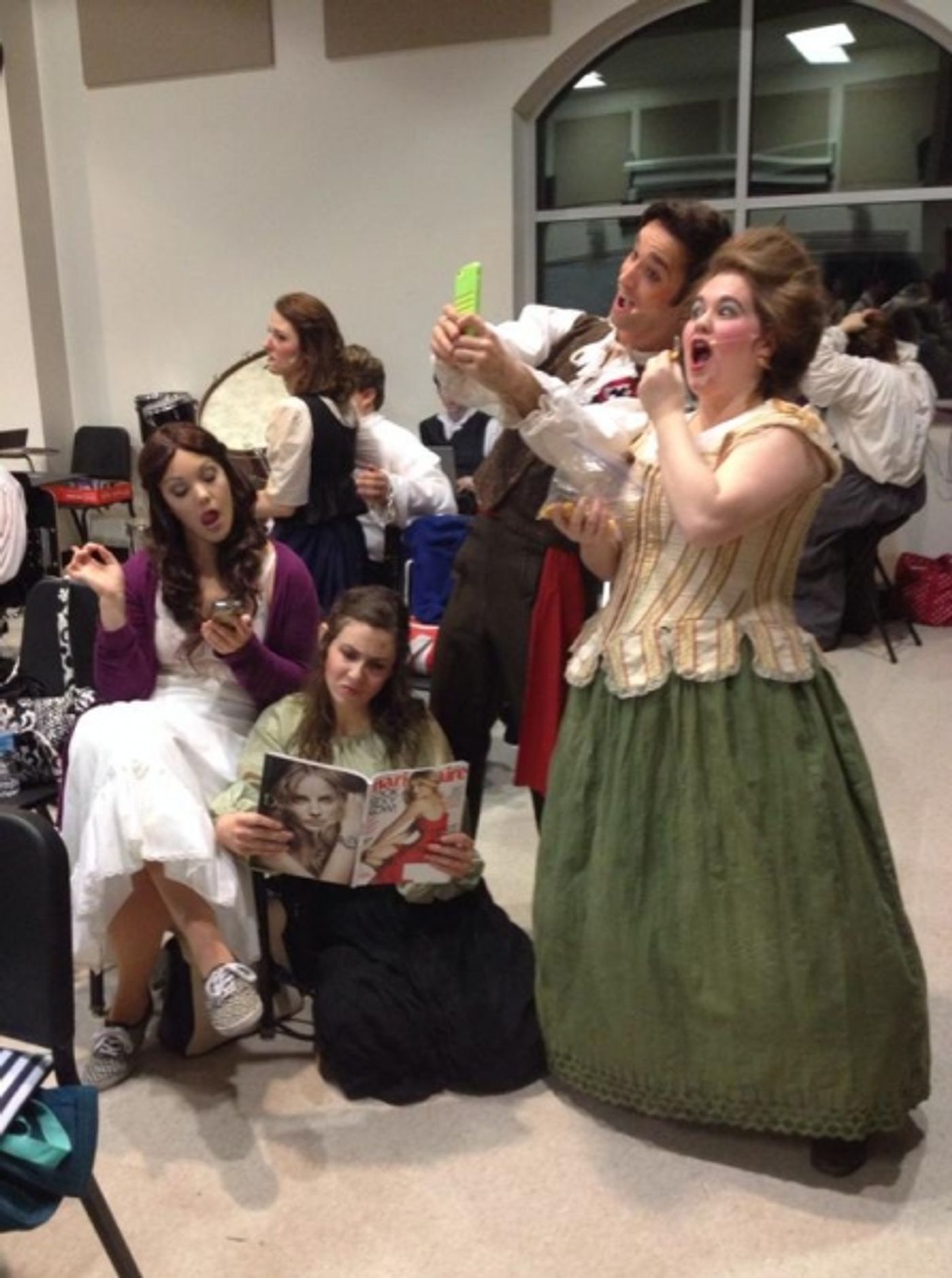 Photo Flash: Saturday Intermission Pics Nov. 22 - Part 2 - HONEYMOON IN VEGAS Shoots First #SIP, and More!  Image