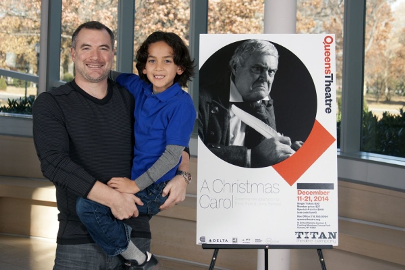 Photo Flash: In Rehearsal with Queens Theatre and Titan Theatre Company's A CHRISTMAS CAROL Image