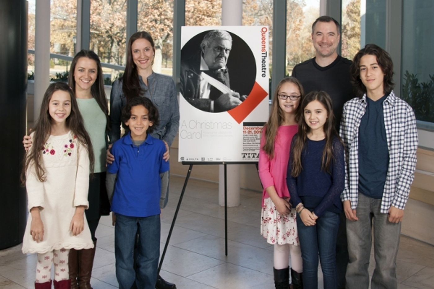Photo Flash: In Rehearsal with Queens Theatre and Titan Theatre Company's A CHRISTMAS CAROL Image