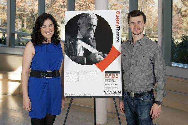 Bailey Seeker (Belle/Emily) & Dylan Whitrock (Young Scrooge/Fred) Photo