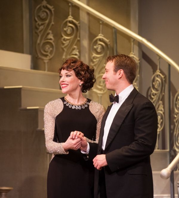 Emily Skinner as Mame and Alexander Sapp as Patrick Photo