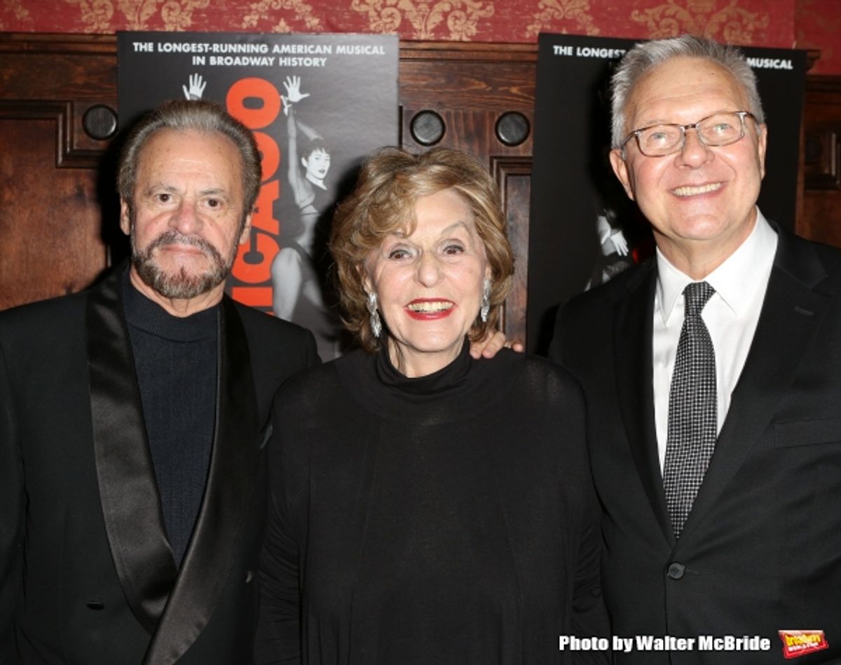 Barry Weissler, Fran Weissler and Walter Bobbie  at 