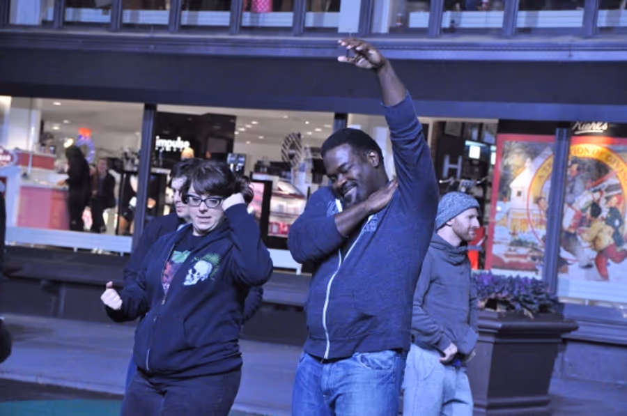 Photo Coverage: Inside Rehearsal for Macy's 88th Annual Thanksgiving Day Parade with HONEYMOON IN VEGAS, ON THE TOWN & More Image