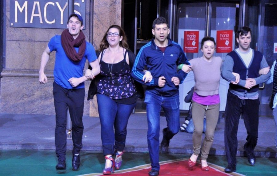 Photo Coverage: Inside Rehearsal for Macy's 88th Annual Thanksgiving Day Parade with HONEYMOON IN VEGAS, ON THE TOWN & More Image