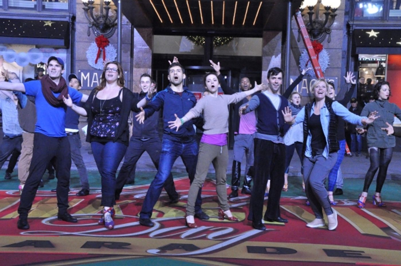 Photo Coverage: Inside Rehearsal for Macy's 88th Annual Thanksgiving Day Parade with HONEYMOON IN VEGAS, ON THE TOWN & More  Image