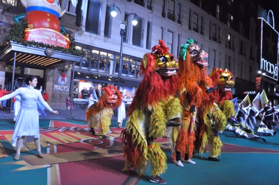 Photo Coverage: Inside Rehearsal for Macy's 88th Annual Thanksgiving Day Parade with HONEYMOON IN VEGAS, ON THE TOWN & More Image