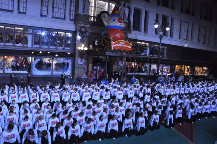 Photo Coverage: Inside Rehearsal for Macy's 88th Annual Thanksgiving Day Parade with HONEYMOON IN VEGAS, ON THE TOWN & More Image