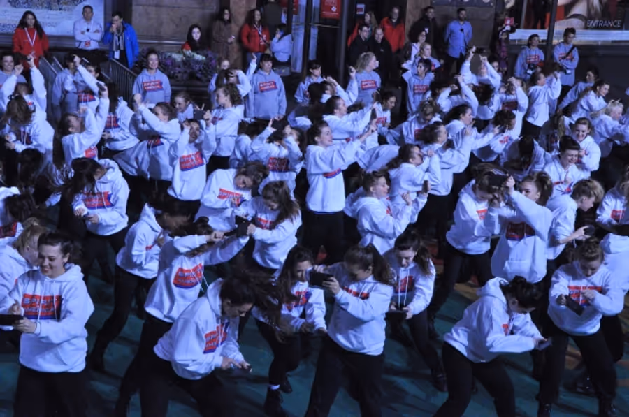 Photo Coverage: Inside Rehearsal for Macy's 88th Annual Thanksgiving Day Parade with HONEYMOON IN VEGAS, ON THE TOWN & More Image