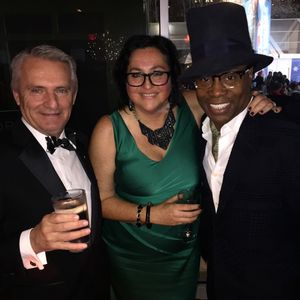 Peter Cook of Carnegie Mellon, Annette Tanner and Billy Porter Photo