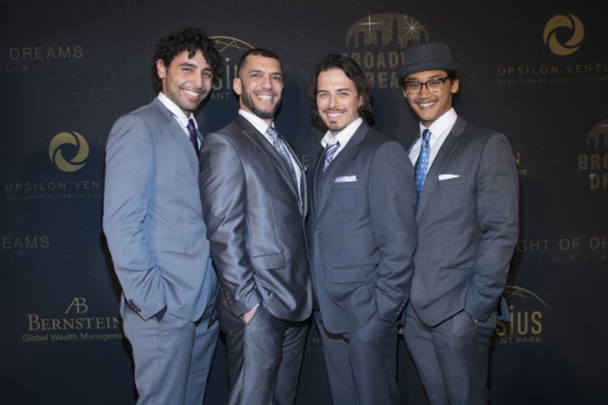 Trent Saunders, Josh Dela Cruz, Dennis Stowe and Mike Cannon from ALADDIN at 