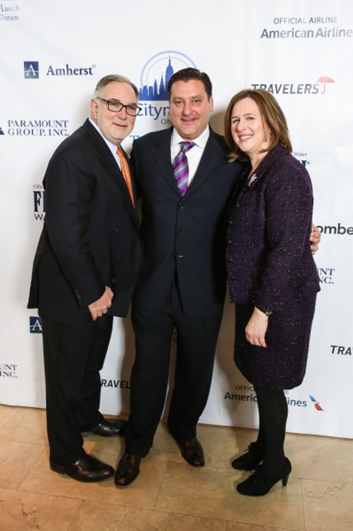 Robert S. Grimes, Citymeals Board Vice President; Rich Krawiec, Citymeals-on-Wheels Board Member; Beth Shapiro, Executive Director of Citymeals-on-Wheels  at 