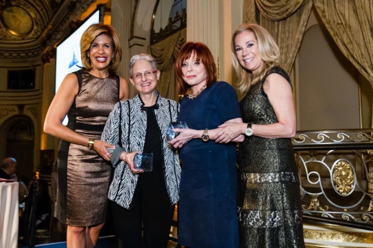 Hoda Kotb, Citymeals-on-Wheels 28th Annual ''Power Lunch for Women'' emcee; Lilliam Barrios-Paoli, Deputy Mayor for Health and Human Services, Citymeals-on-Wheels Honorary Board Member and event honoree; Patricia Wexler, M.D., acclaimed dermatologist, Cit at 