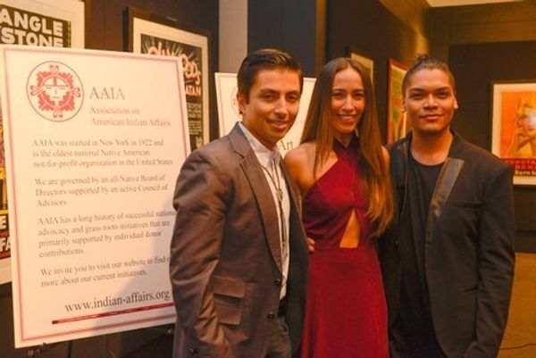 Honorees celebrated performer Martha Redbone and Shaun Taylor-
Corbett
 Photo