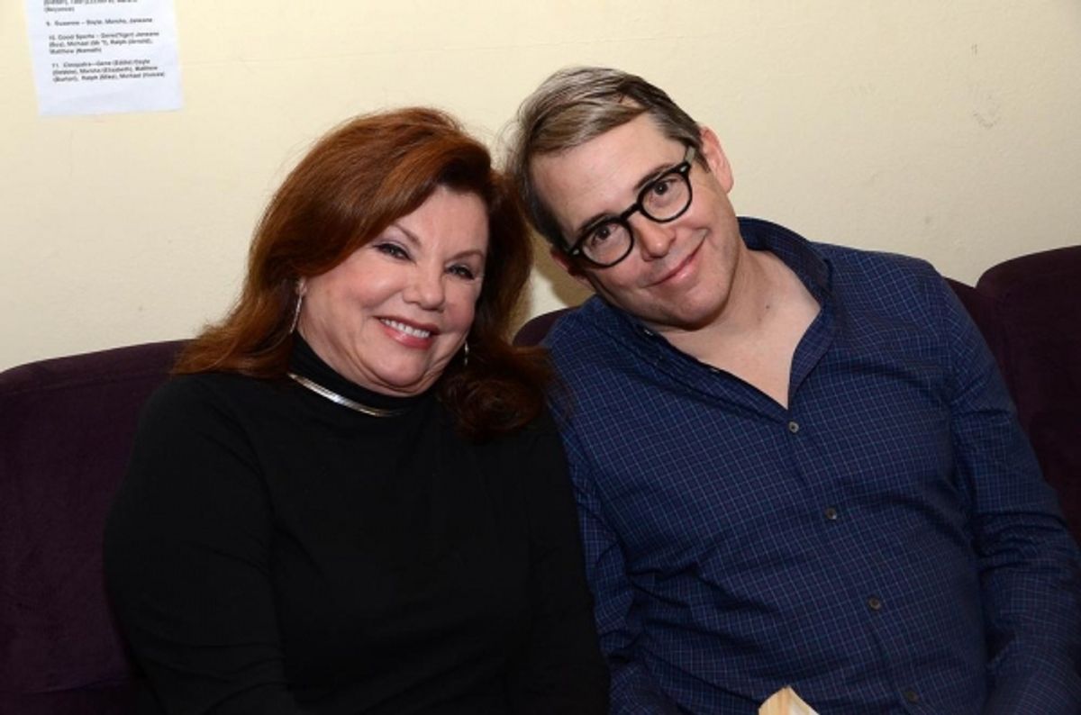 Marsha Mason and Matthew Broderick at 