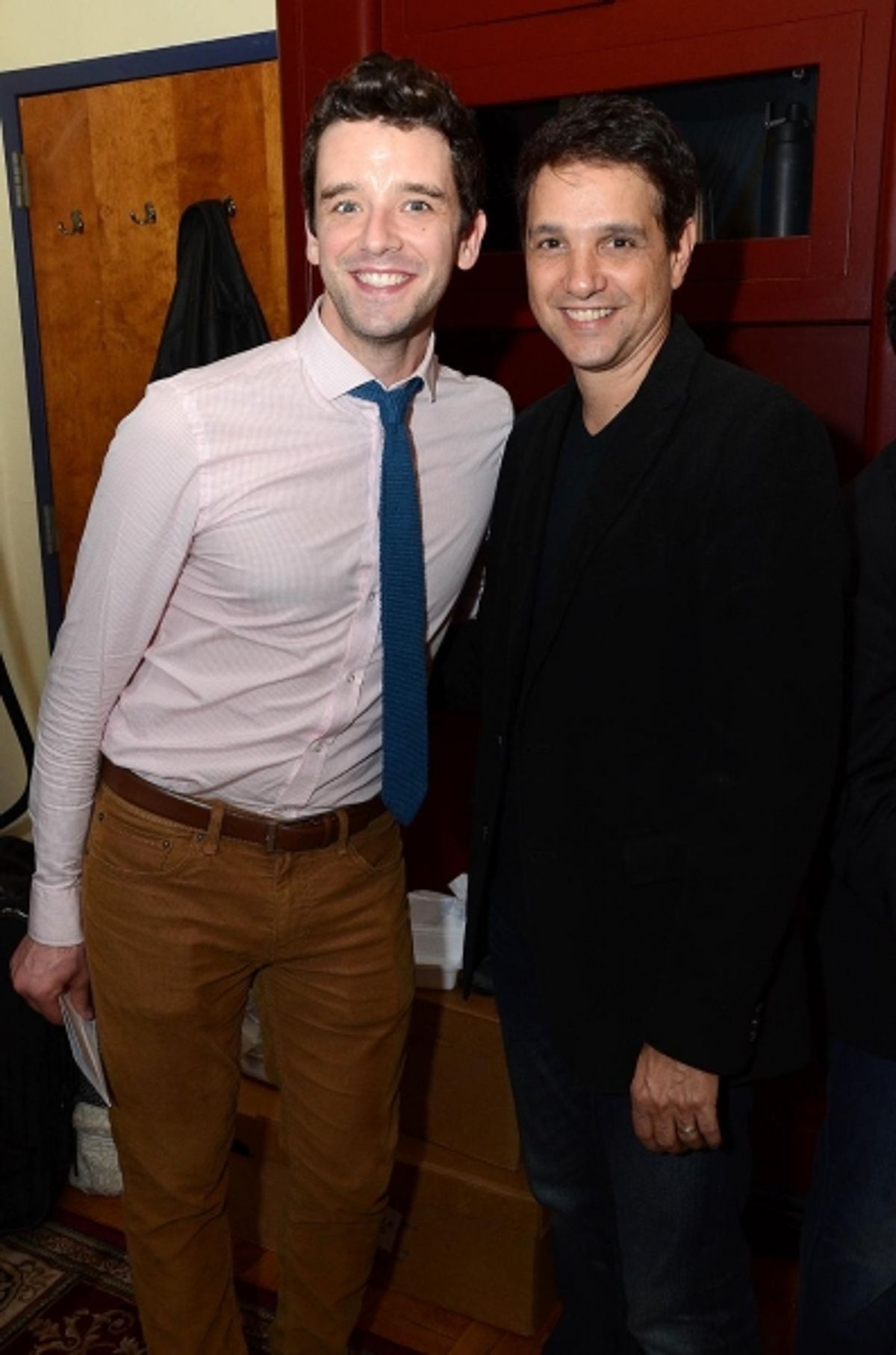 Michael Urie and Ralph Macchio at 