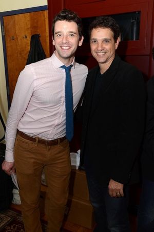 Michael Urie and Ralph Macchio @ BroadwayWorld Michael Urie and Ralph Macchio Photo