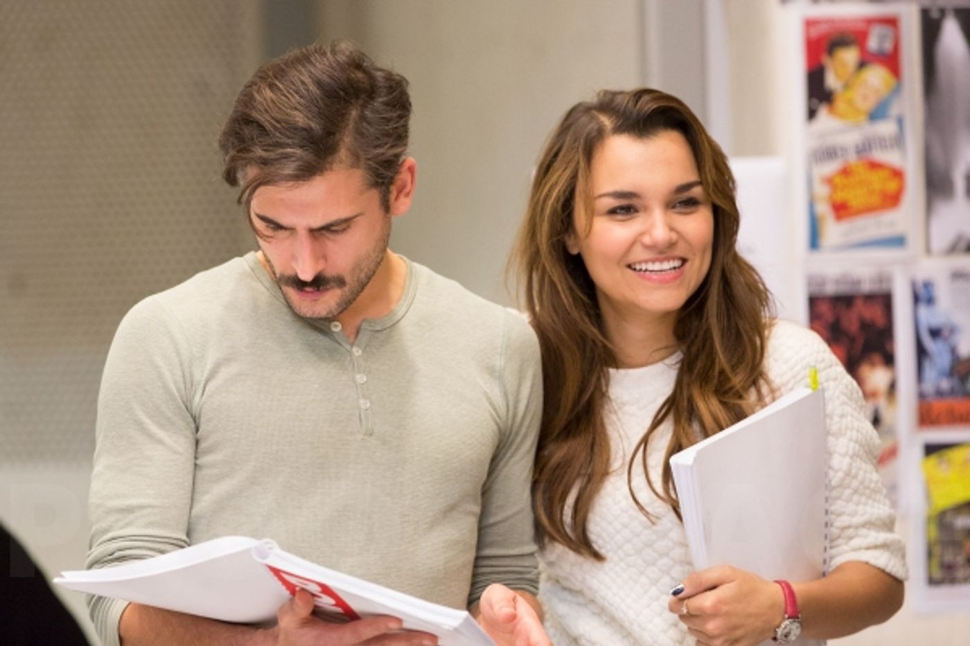 Photo Coverage: Barks, Mutu and Polycarpou In Rehearsal For CITY OF ANGELS!  Image